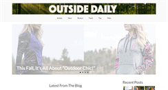 Desktop Screenshot of outsidedaily.com